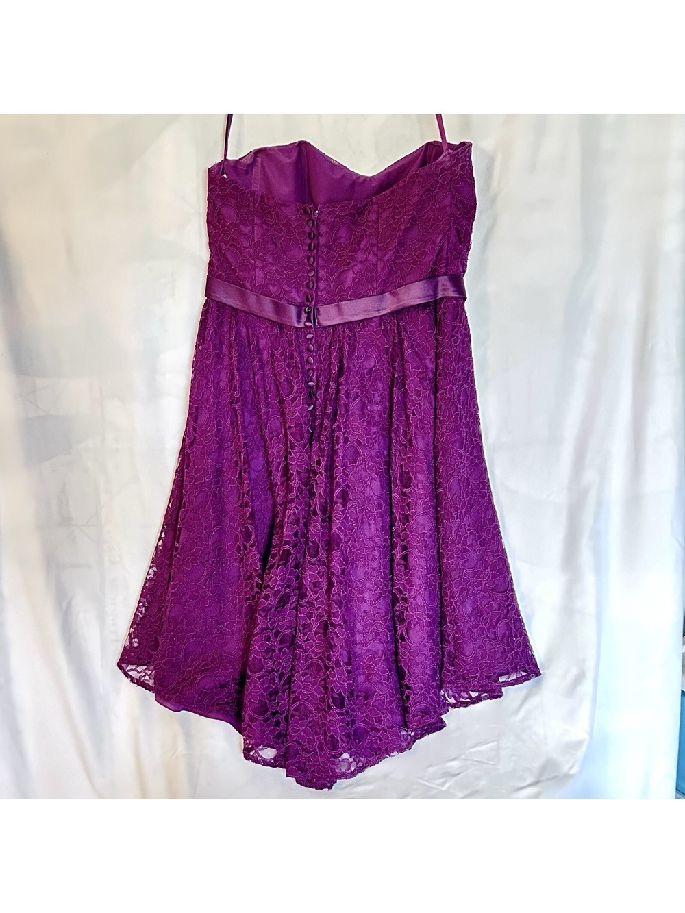 Mori Lee Madeline Formal Bridesmaid Party Dress Purple Eggplant Size 20/22